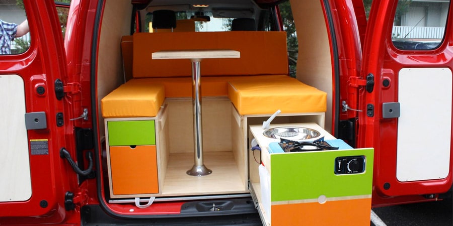 Kits amovibles pas chers pour transformer votre voiture en van