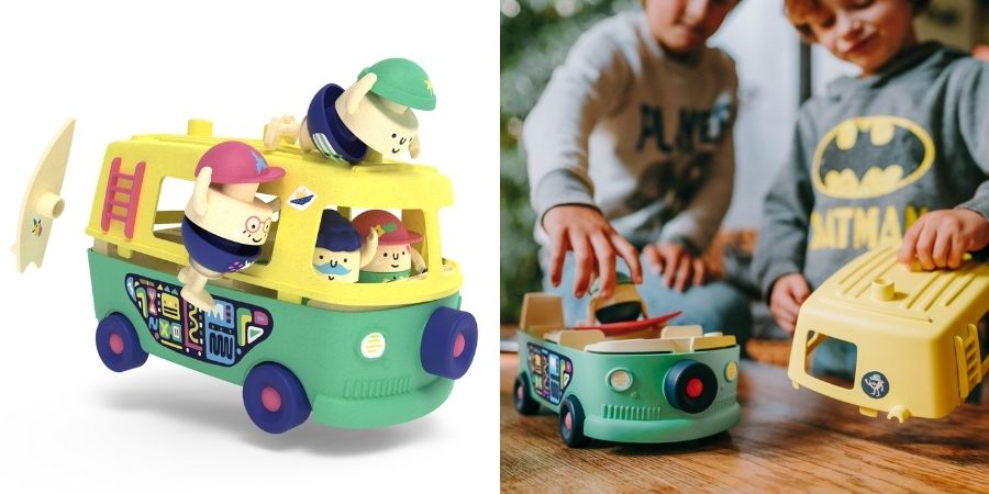 Ils créent Les Mini Mondes, des jouets en plastique recyclé made